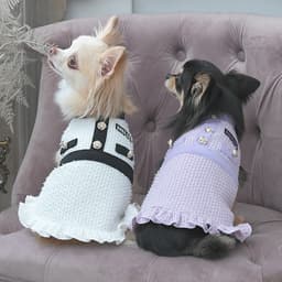 2025秋冬 ANNA SUI（アナ スイ）ツイード風ニットワンピース - サムネイル1