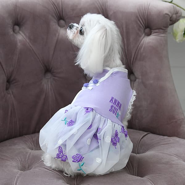 2026新商品 ANNA SUI（アナ スイ）バタフライチャイナバルーンワンピ - 2