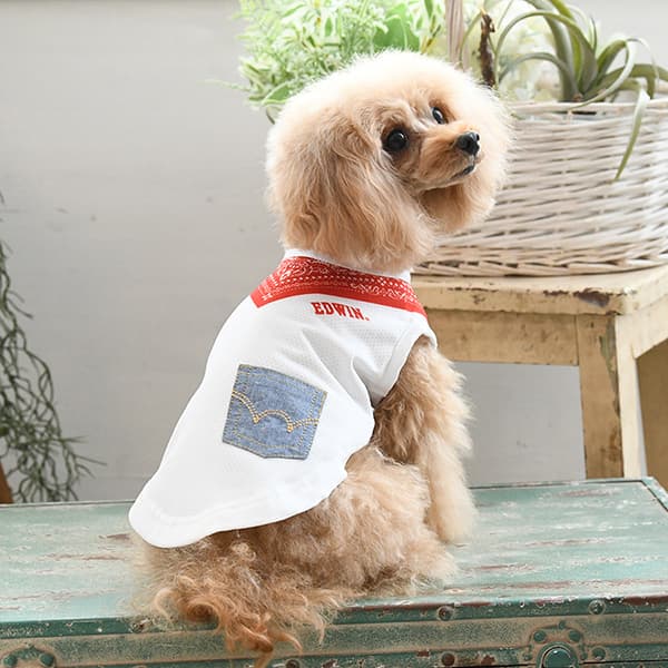 EDWIN（ エドウィン）バンダナスカーフメッシュタンク - 4